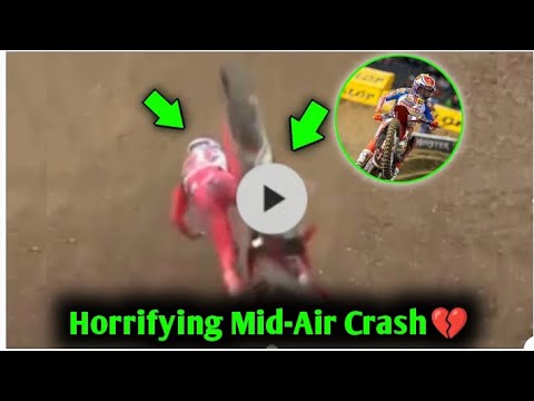 Justin Barcia & Malcolm Stewart Massive Mid-Air Crash | Anaheim Supercross 2026 450 Main Event