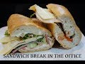 Cheese Sandwich in the office - Baguette Cold Cuts - Scooby Snack