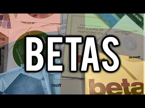 Unboxing a HUGE Collection of Windows Beta Software!