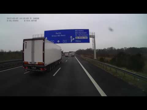 Germany. Motorway A2, Peine-west — Magdeburg, 2017, 1x