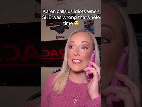 Karen call us idiots when SHE was actually wrong 😑 #restaurant #story #storytime #karen #pov 