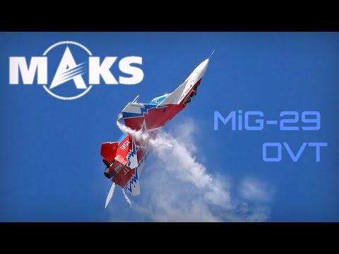MAKS 2013 - MiG-29 OVT crazy maneuverability! [Remastered] - HD 50fps