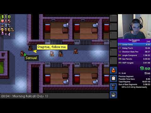 The Escapists - PC 100% Speedrun In  02:15:09 (Former World Record)