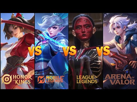 MOBA Game Comparison: Honor of Kings vs Mobile Legends vs League of Legends vs Arena of Valor