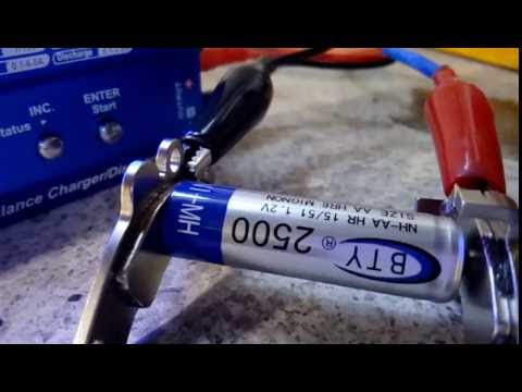 2500mah BTY AA NIMH capasity test
