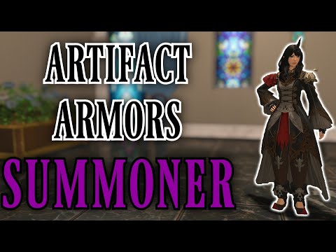 Summoner Artifact Armors ARR to SHB (FFXIV)