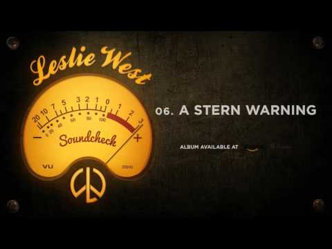 Leslie West - A Stern Warning (Soundcheck)
