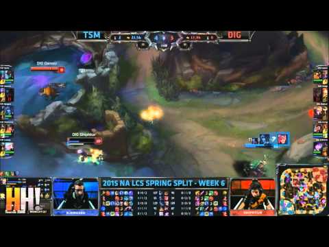 4. TSM vs Dignitas - Highlights - NA LCS Spring 2015 W6D1