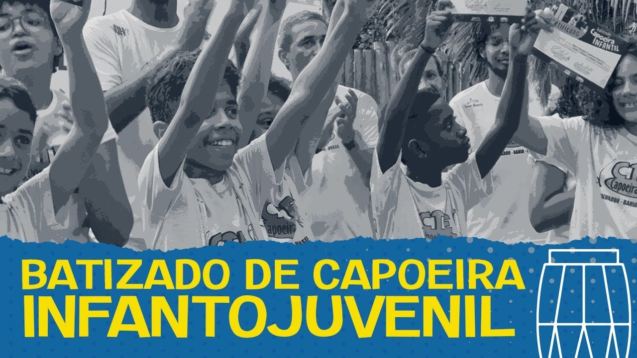 Batizado e troca de graduação infantojuvenil - Escola CTE Capoeiragem