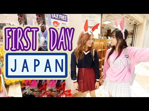 日本的第一天｜購物和日本遊戲機!| 逛街和日本遊戲商場!Sunnydahye (First Day in JAPAN | Shopping & Japanese Game Arcades! | ft. Sunnydahye)