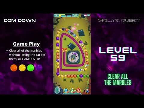 Viola's Quest 🟣🟠🔴 / Level 59 / Dom Down
