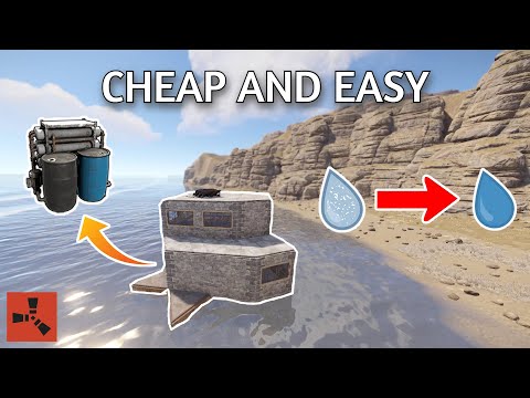 Cheap and Simple Ocean/Saltwater Farm Base - Rust