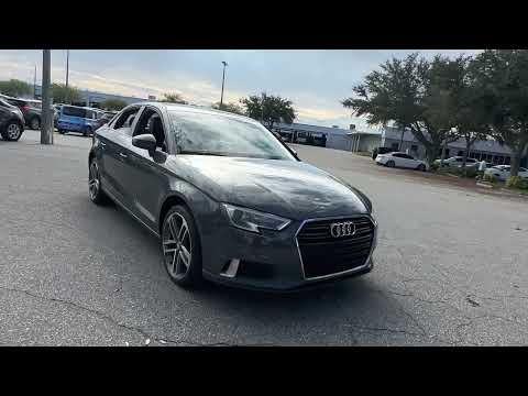 2018 Audi A3 Premium Sedan Gray