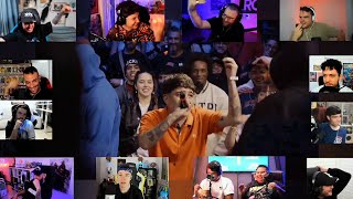 MULTIRREACCIÓN AL MINUTAZO DE EL MENOR VS PAPO | Red Bull Batalla 5 VIDAS