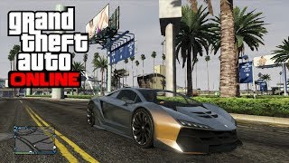 GTA 5 Online - How To Put Pearlescent On ANY Paint! (GOLD CHROME) - GTAV Glitch - Zentorno Gameplay