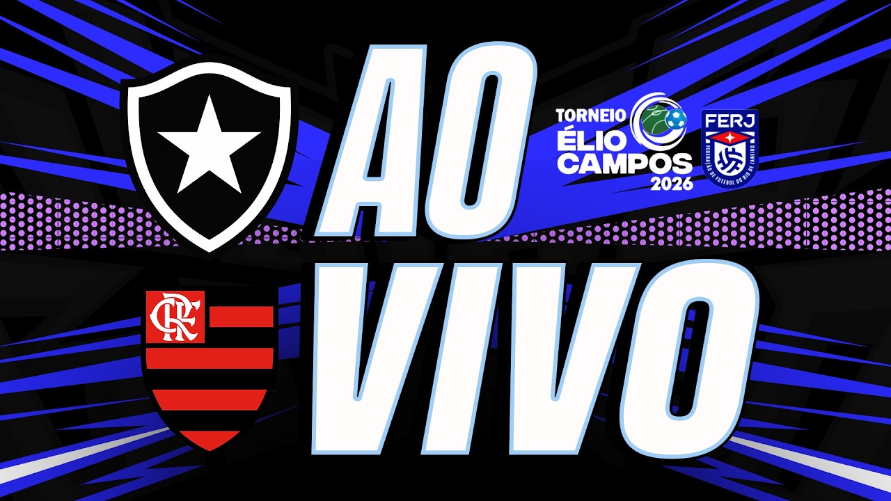 AO VIVO | Botafogo enfrenta o Flamengo no jogo de ida semifinal do Campeonato Carioca Sub-9