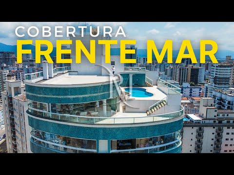COBERTURA DE LUXO COM PISCINA À VENDA |  FRENTE AO MAR  | MOBILIADO | PRAIA GRANDE SP