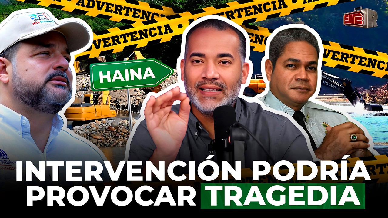 BRITO ADVIERTE INTERVENCIÓN  DEL RÍO HAINA PODRÍA PROVOCAR UNA TRAGEDIA