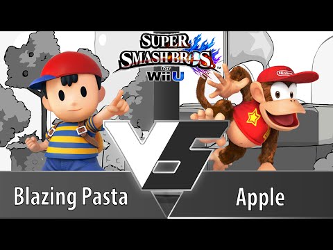 Smashadelphia - Blazing Pasta (Ness) vs Apple (Diddy Kong) - Smash 4 Wii U