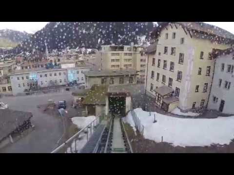 Standseilbahn Schatzalp (Talfahrt), Davos Schatzalp