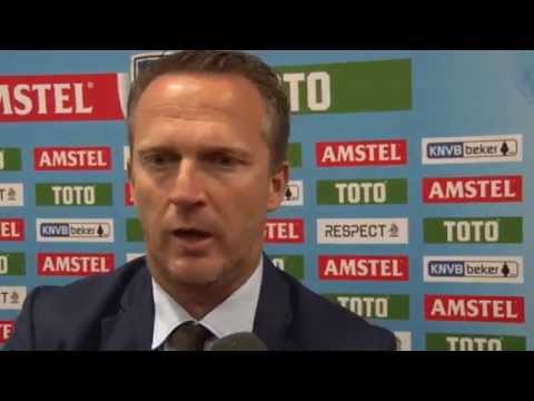 Reactie Van den Brom na AZ - VVV-Venlo