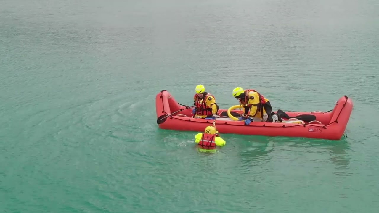 Surface Water Rescue Drone Footage with Southwest Fire Academy