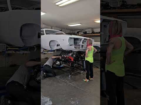 Cuda Gets a Hemi #shorts #restoration #hemi #mopar