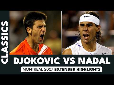 Djokovic vs Nadal Montreal 2007 🤩 | Extended Highlights