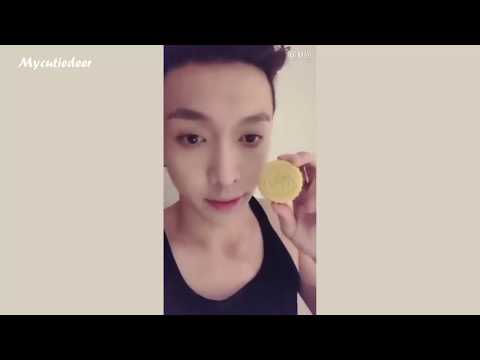 Yixing eating cutely on live broadcast compilation