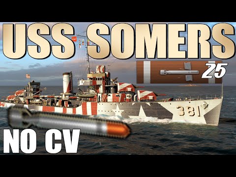Somers - NO CV = Torpedo Party =) World of Warships