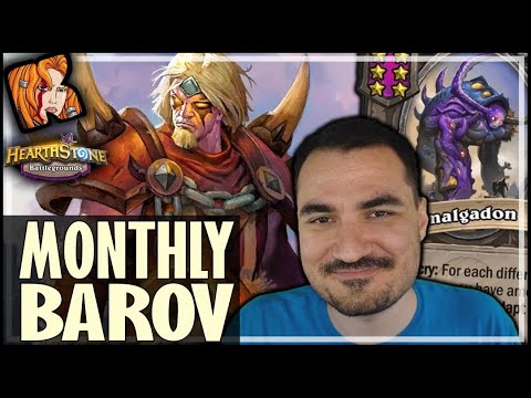 MY MONTHLY BAROV RUN! - Hearthstone Battlegrounds
