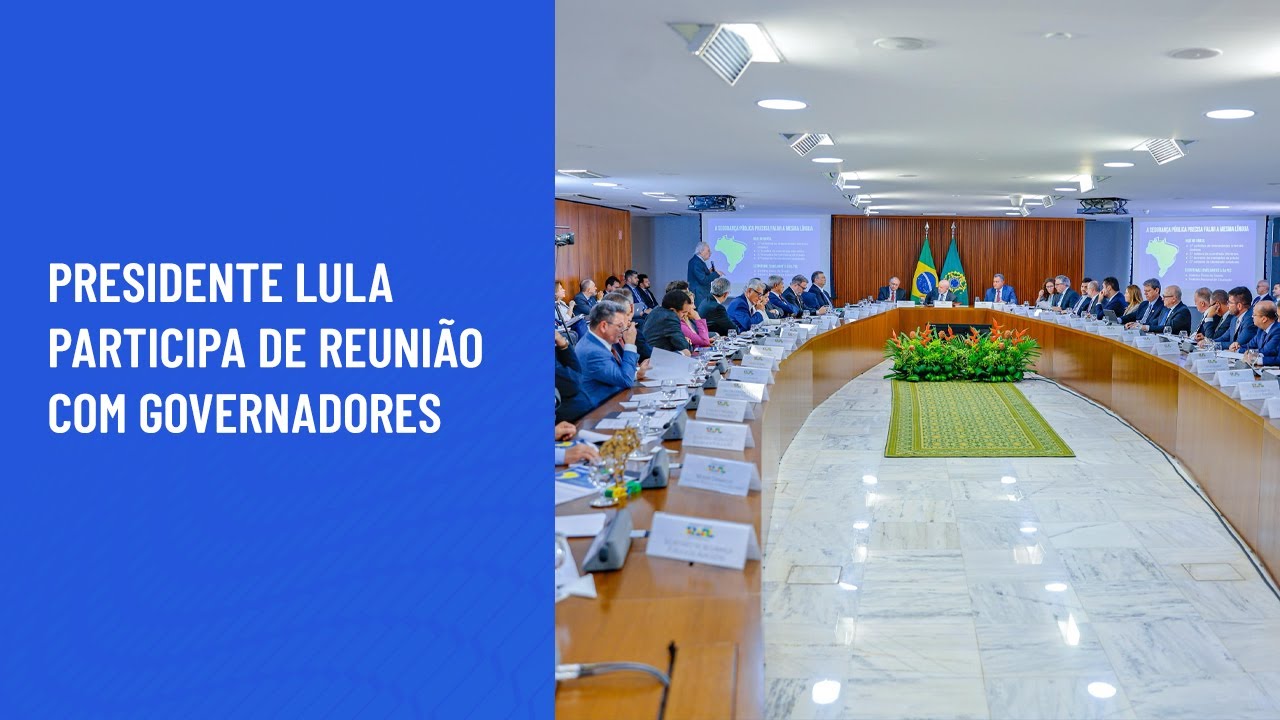 Presidente Lula participa de reunião com Governadores