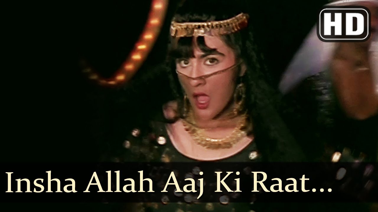 Insha Allah Aaj Ki Raat Lyrics | Karishma Kali Ka | Bappi Lahiri | Bappi Lahiri