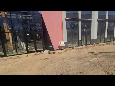 The new Locust square getting ready