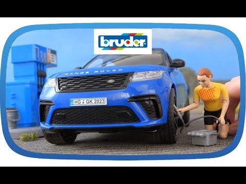 Adventure-Ready! 🚙 Range Rover Velar with Trailers, Bikes & More | Bruder Toys item no. 02880