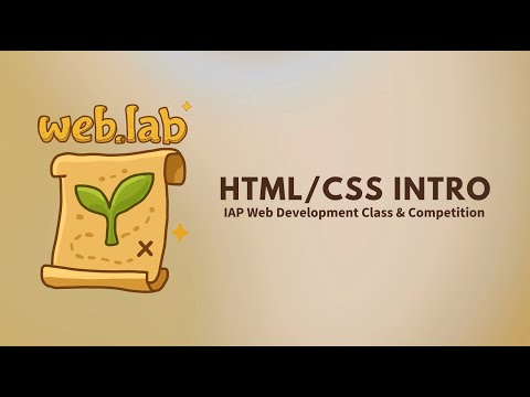 MIT web.lab (6.962) - Day 1: HTML/CSS Intro