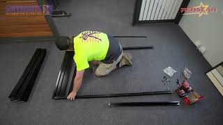 How to Assemble a Fenstar Horizontal Aluminium Slat Pedestrian Gate Panel - Ready for Installation