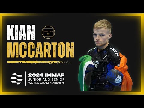 Kian McCarton Talks 2024 IMMAF World Championships Goals, State of Irish MMA, Cornering At Bellator