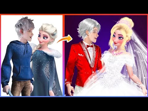 Frozen Elsa - Jack Frost's Style Wedding Glow Up | Fashion Wow