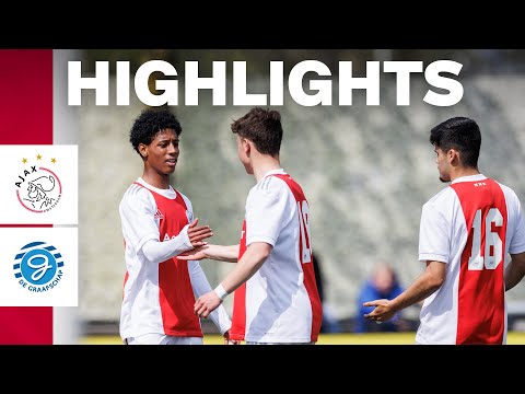 Prachtige goal van Voute 😍 | Highlights Ajax O17 - De Graafschap O17