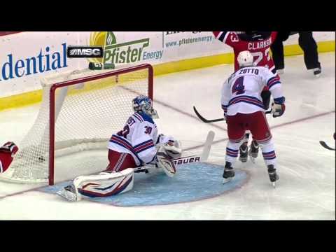 David Clarkson 2nd goal PPG Feb 5 2013 NY Rangers vs NJ Devils NHL Hockey