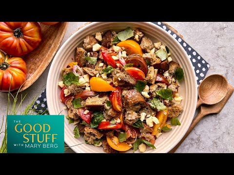 Mary's Recipe of the Day: Tomato Panzanella Salad | The Good Stuff with Mary Berg