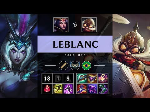 LeBlanc Mid vs Corki - BR Challenger Patch 25.S1.2