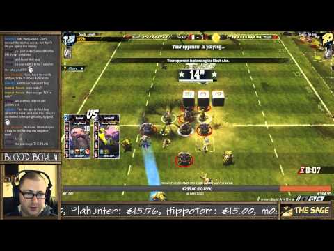 1610 Skaven game 14 vs 1880 Dwarves; the Sage skills his very own Glart Smashrip jr.! (Blood Bowl 2)