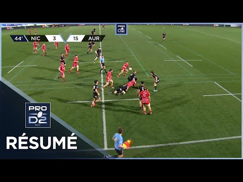 PRO D2 Saison 2024-2025 J19 - Résumé Stade Niçois Rugby - Stade Aurillacois