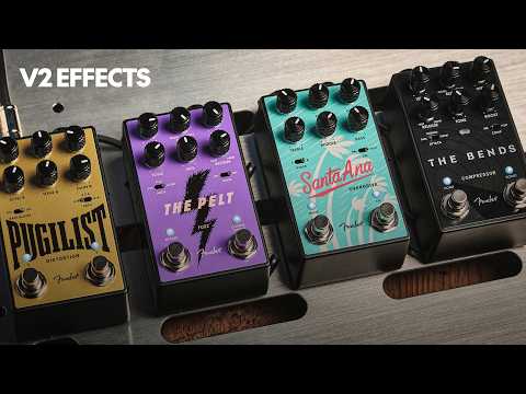 Will Bennett Puts the All-New V2 Effects Pedals To the Test | Fender