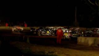 preview picture of video 'Blandford Fair Demolition Derby 2009 - The Final Heat'