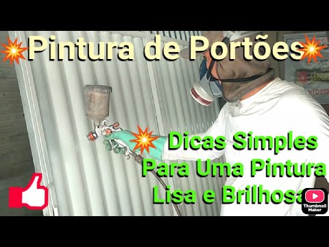 Como Pintar Portão Galvanizado