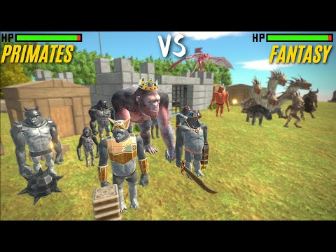 Fantasy ENEMIES Attack KING GORO Castle - Animal Revolt Battle Simulator | ARBS