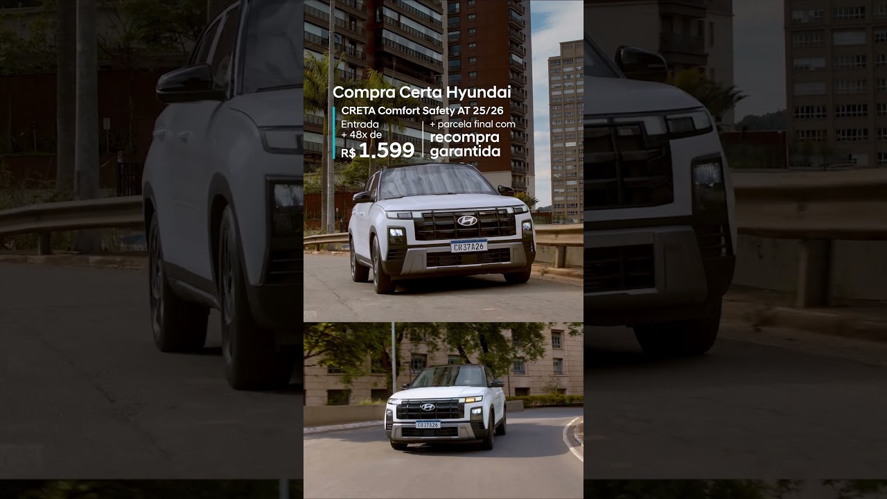 Quem testa, vai de Hyundai CRETA 0 km